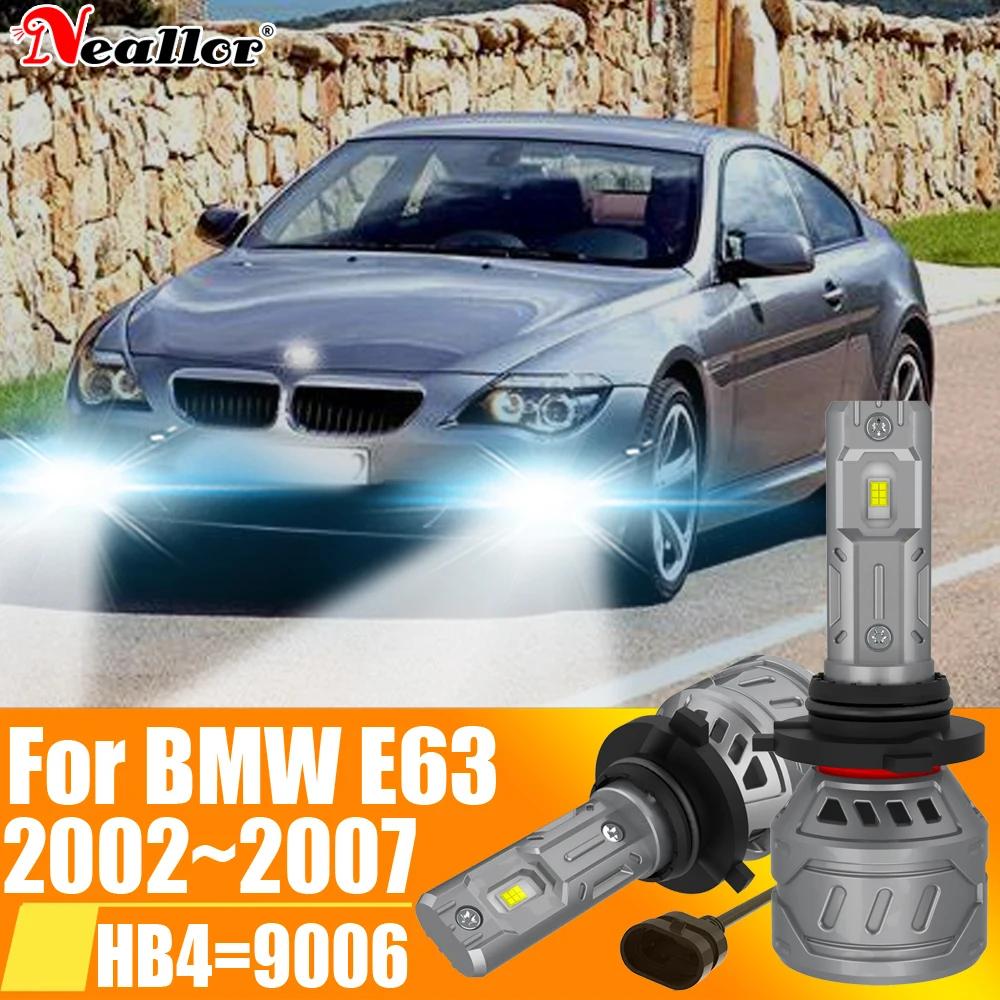 HB4 9006 LED Ȱ ĵ ڵ ,  6000K  ȭƮ Ʈ ͺ ̿ , BMW E63 2002  2007, 12V 55W, 2 